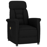 Massagesessel Mit Mikrofaserbezug In Schwarz 96,5 Cm X 70,5 Cm X 95 Cm