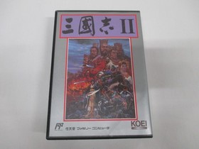 NES -- SANGOKUSHI 2 -- Box. Can data save! Famicom, JAPAN Game. 10799