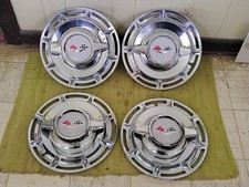 1960 Chevy Impala Ss Spinner Hub Caps 14 Set Of 4 Wheel Covers 60 Super Sport