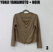 YOHJI YAMAMOTO NOIR Long Sleeve Cardigan Size 2