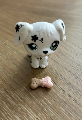 Littlest Pet Shop 469 LPS Authentic White And Black Dalmatian