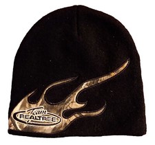 Kids Realtree Black And Camo Toboggan Hat Size Youth