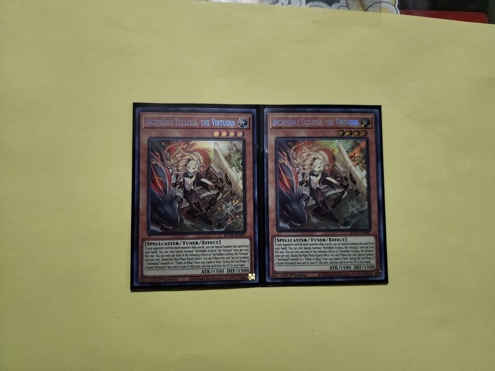 Incredible Ecclesia, The Virtuous - BODE-EN007 - Starlight Rare - 1st Edition