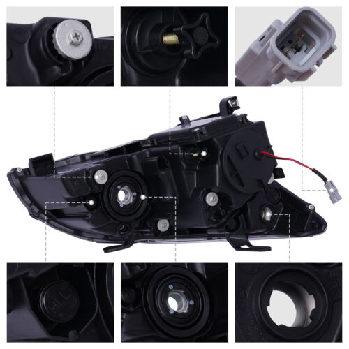 1 Pair HID+Halogen Headlights Headlamps For Lexus RX330 RX350 RX400h 2004-2009 - Bild 13 von 18