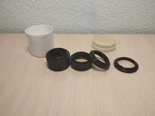 Macro Extension Tubes 4 metal rings M39 screw Zorki Leica Jupiter Industar 