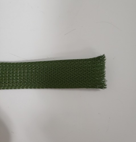 25 FT 3/4" OLIVE GREEN PET EXPANDO SLEEVING BRAID - Picture 2 of 2
