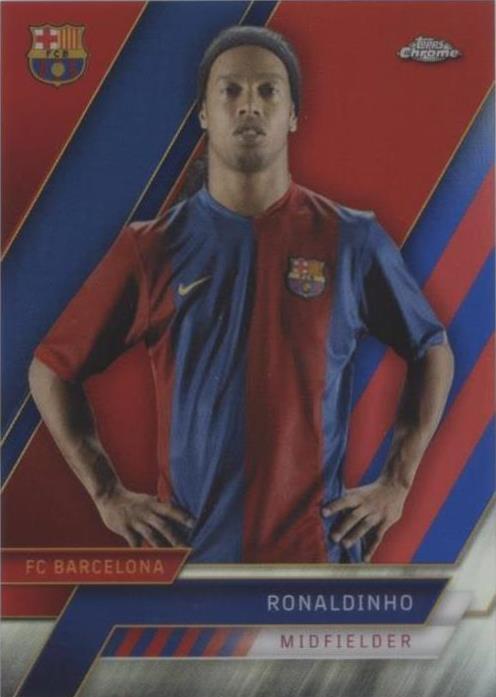 ロナウジーニョ Topps Chrome チームセット Xフラクター 激レア