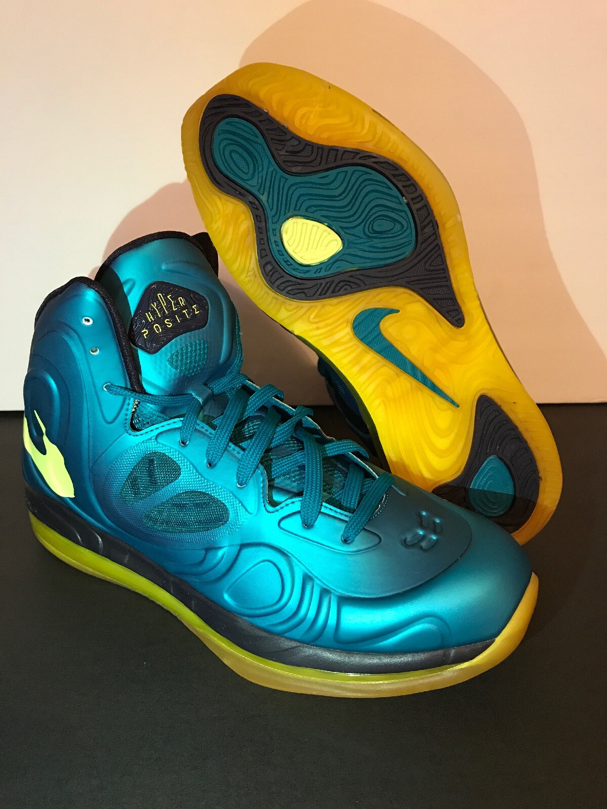 🔥Nike Air Max Hyperposite 524862303 Tropical Teal Basketball Shoes