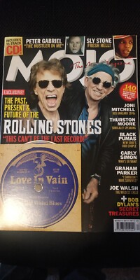 Mojo Dec 2023 rolling stones Joni Mitchell Thurston Moore Graham Parker Dylan CD