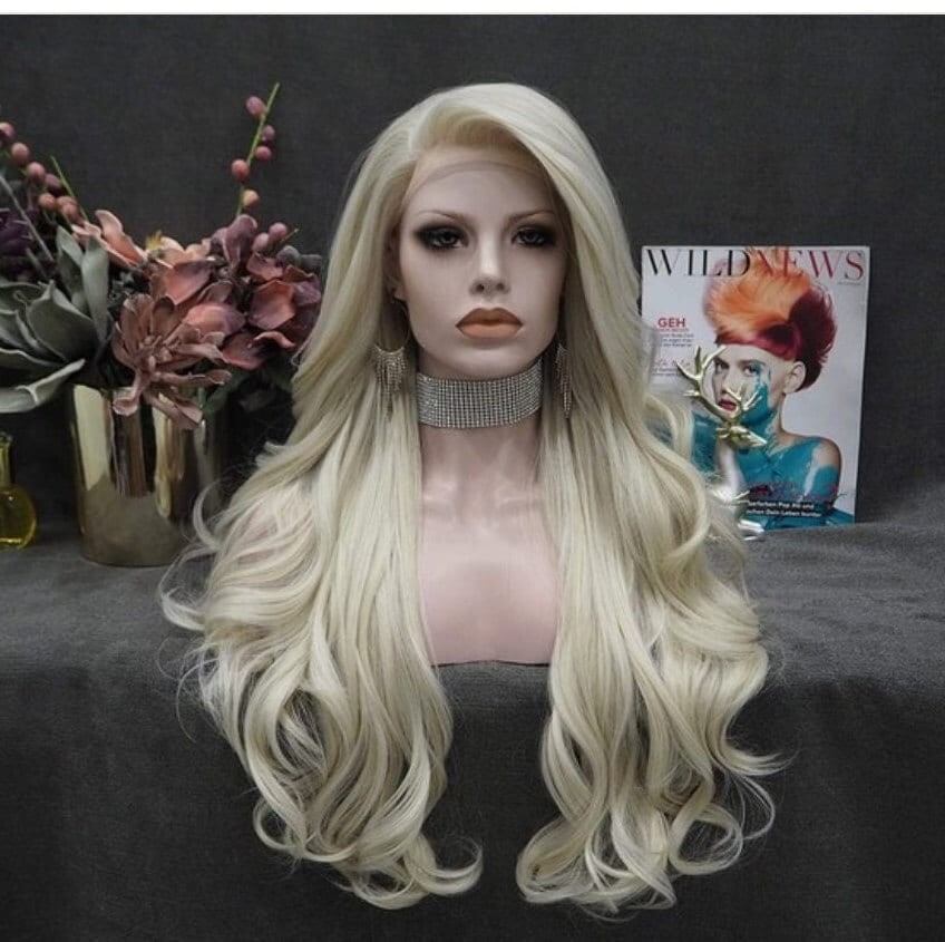 Blonde Wavy Beauty Lace Front Wig 24-26 inches!! | eBay display picture 1