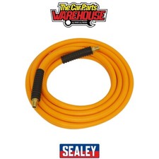 Image of Sealey AHHC15 High-Visibility Hybrid Air Hose with 1/4"BSP Unions 15m x 8m