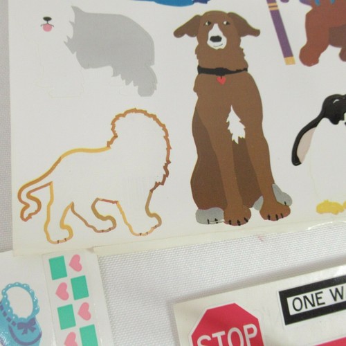 Vintage Mrs Grossmans Stickers Lot Sheets Holiday Bugs Food Animals Shapes - Picture 9 of 12