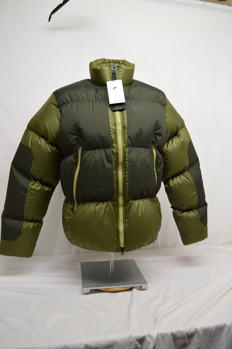 NEW NIKE Sportswear Therma-FIT Repel Full-Zip Puffer Jacket sz MED Rough  Green