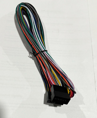 ALPINE KTP-445A KTP445A OUTPUT HARNESS BLACK/BLACK