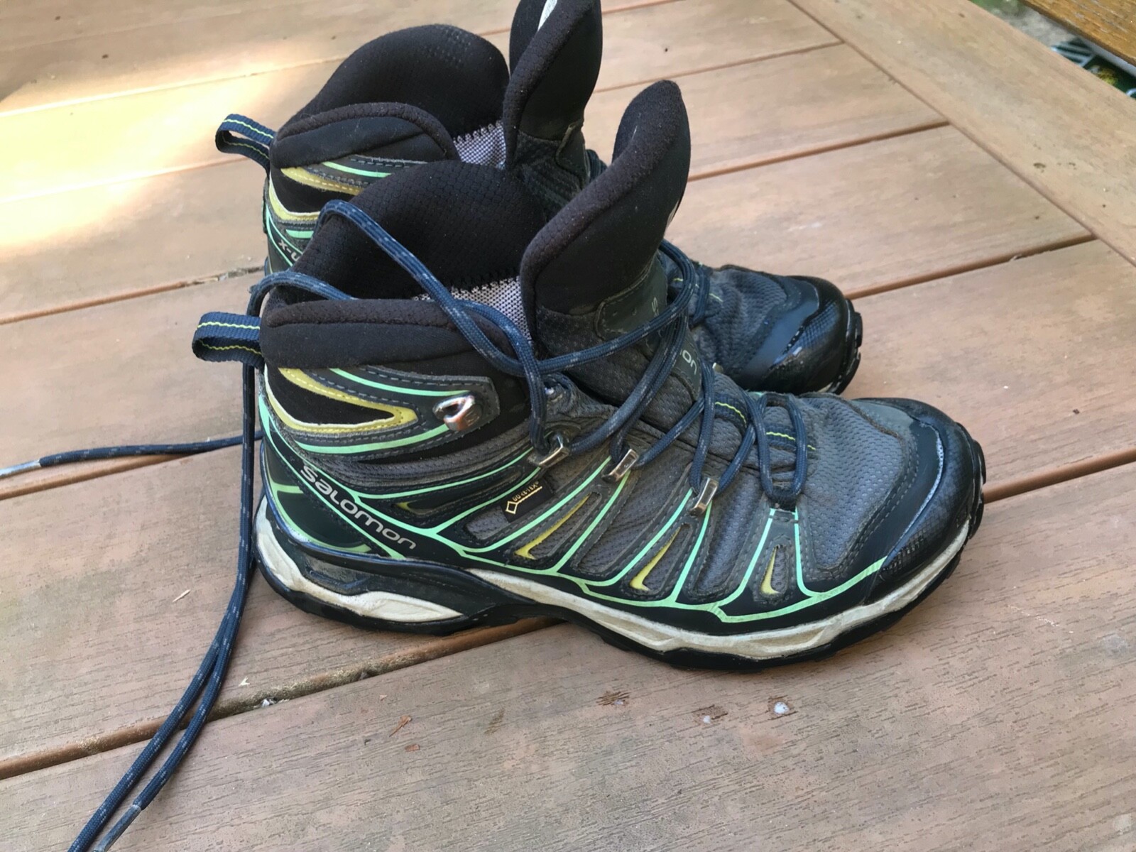 Salomon gortex scarponi da trekking impermeabili donna taglia 7