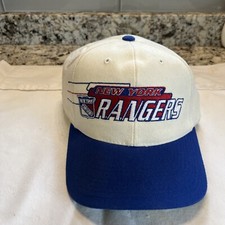 Vintage 90s New York Rangers Sports Specialties Deboss style SnapBack Hat Cap