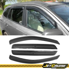 Fits 07-12 Hyundai Santa Fe Window Visors Rain Sun Guard Deflector Slim Style
