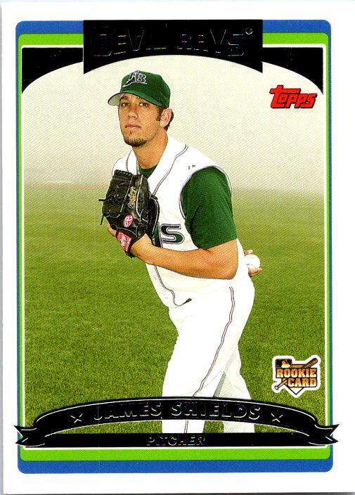 2006 Topps Updates & Highlights James Shields Rookie #UH147 Tampa Bay Devil Rays
