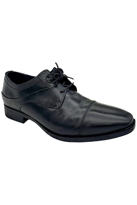 Johnston & Murphy Gibbons Cap Toe Black Full Grain Leather Shoes Men’s 11.5 W Johnston & Murphy Gibbons Cap Toe in Black Full Grain  main image 4
