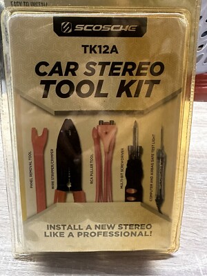 Scosche TK12 Complete Car Stereo Sound System Installation Tool Kit. New Sealed