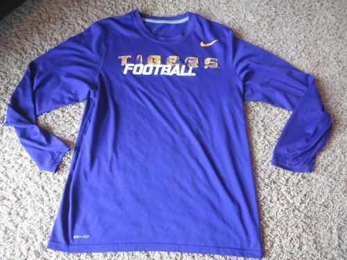 LSU Tigers Football NIKE Dri Fit Long 