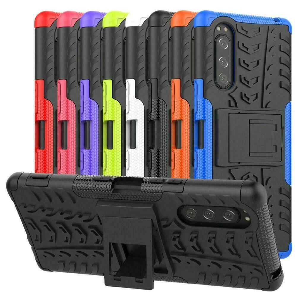 Custodia Portafoglio Con Supporto Per Sony Xperia 10 II - Pelle PU Con Fessure Carte E Banana, TPU Interno - 2