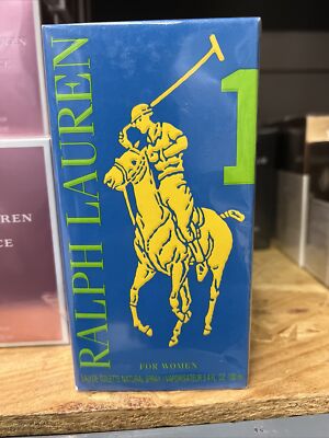 Ralph Lauren Polo Big Pony 1 Blue for Women 100ml EDT Spray Rare