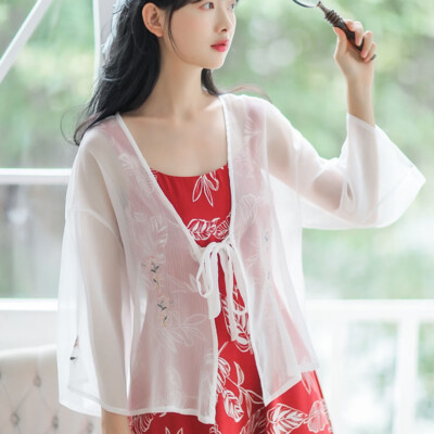 Ropa Blusas En Chifon Con Boleros Lady Chiffon Bolero Shrug Tops