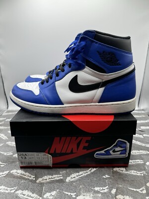 シューズ(男性用) Nike Air Jordan 1 high game royal NIKE AIR JORDAN 1 RETRO I HIGH OG GAME ROYAL BLUE BLACK OFF