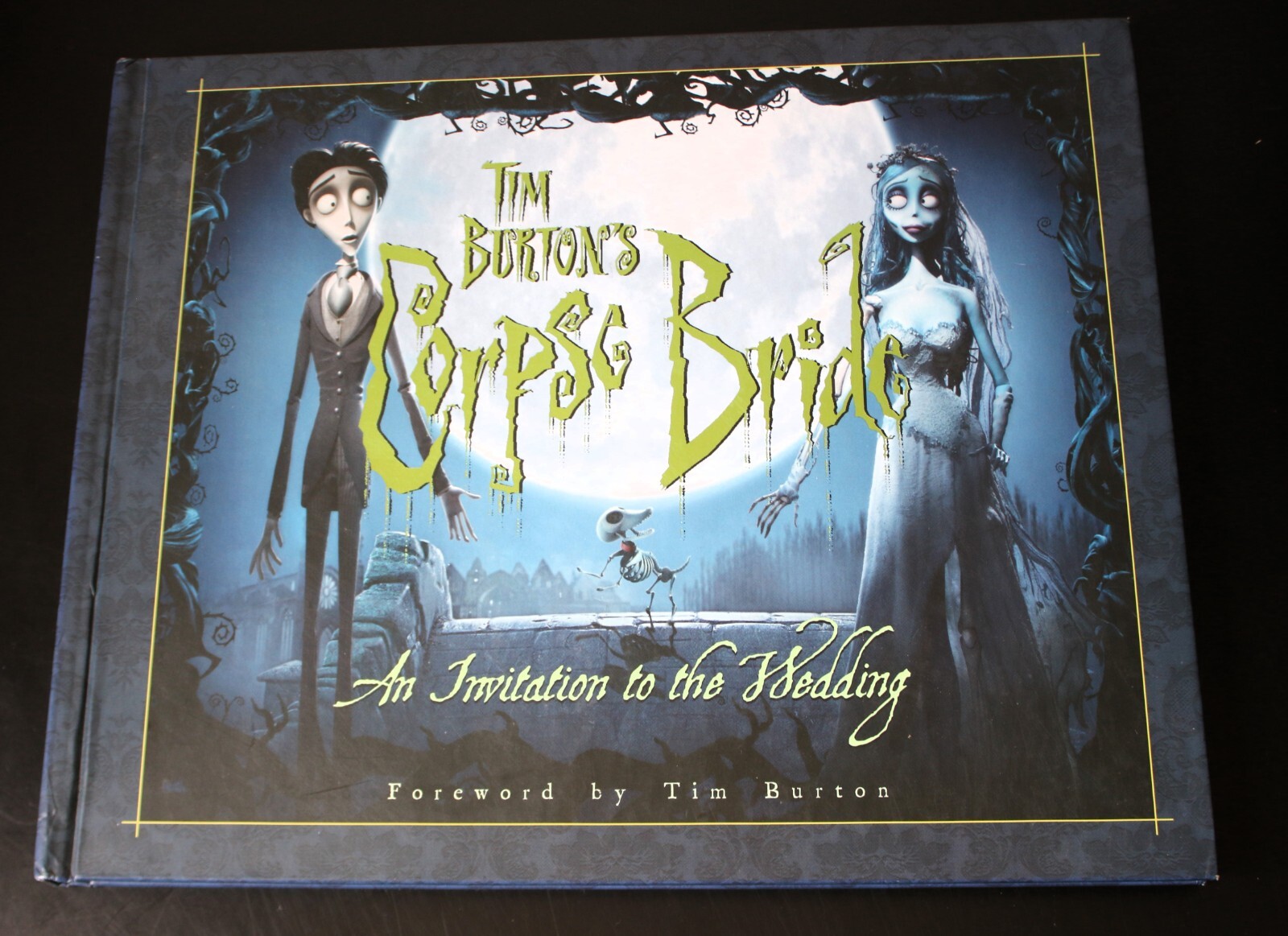 Tim Burton ~ Firmado Novia Cadáver: Una Invitación a la Boda Libro ~ ADN PSA