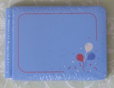 Creative Memories 5x7 Limited Ed. Light Blue Balloons Celebrate Scrapbook Album