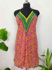 10Pc Boho Recycled Silk Magic Summer Maxi Dress Beach Cover Cocktail Party Dress