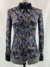 Medium Western Show Pleasure Rail Shirt Jacket Clothes Showmanship Horsemanship