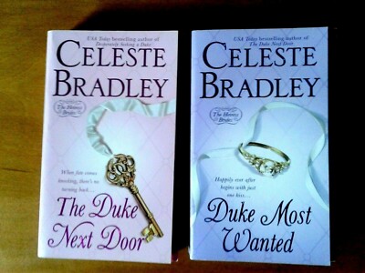 2 Heiress Brides novels-Celeste Bradley-Duke Most Wanted & The Duke Next Door