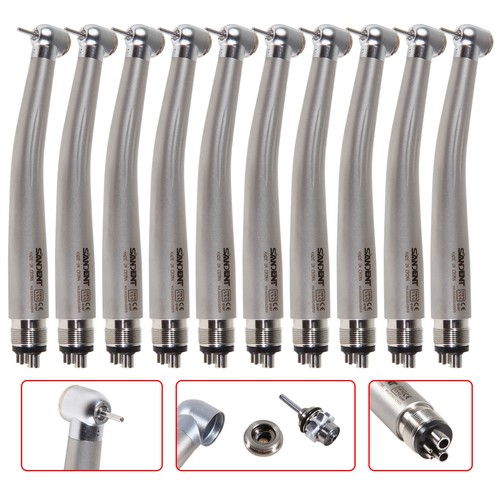 Dental Surgical High Speed Handpiece Air Turbine Push Button 4 Holes NSK Style - Picture 22 of 40
