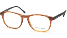New GIORGIO ARMANI AR7003 5562 HAVANA EYEGLASSES FRAME 52-18-145mm B42mm Italy