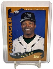 Hal Mcrae 2002 Topps # 284 Tampa Bay Devil Rays Baseball NM