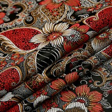 Chinesisch Brokat Stoff Damast Kunstseide Jacquard Tücher Blumen 100 75cm Nähen