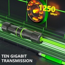 Gigabit Speed RJ45Networking Cable Connectors Weatherproof for Harsh Environment