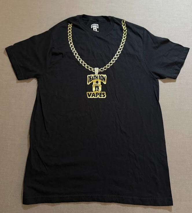 FILA Maglietta Death Row Vapes Adulto S Nera Manica Corta Pullover Maglietta Uomo.