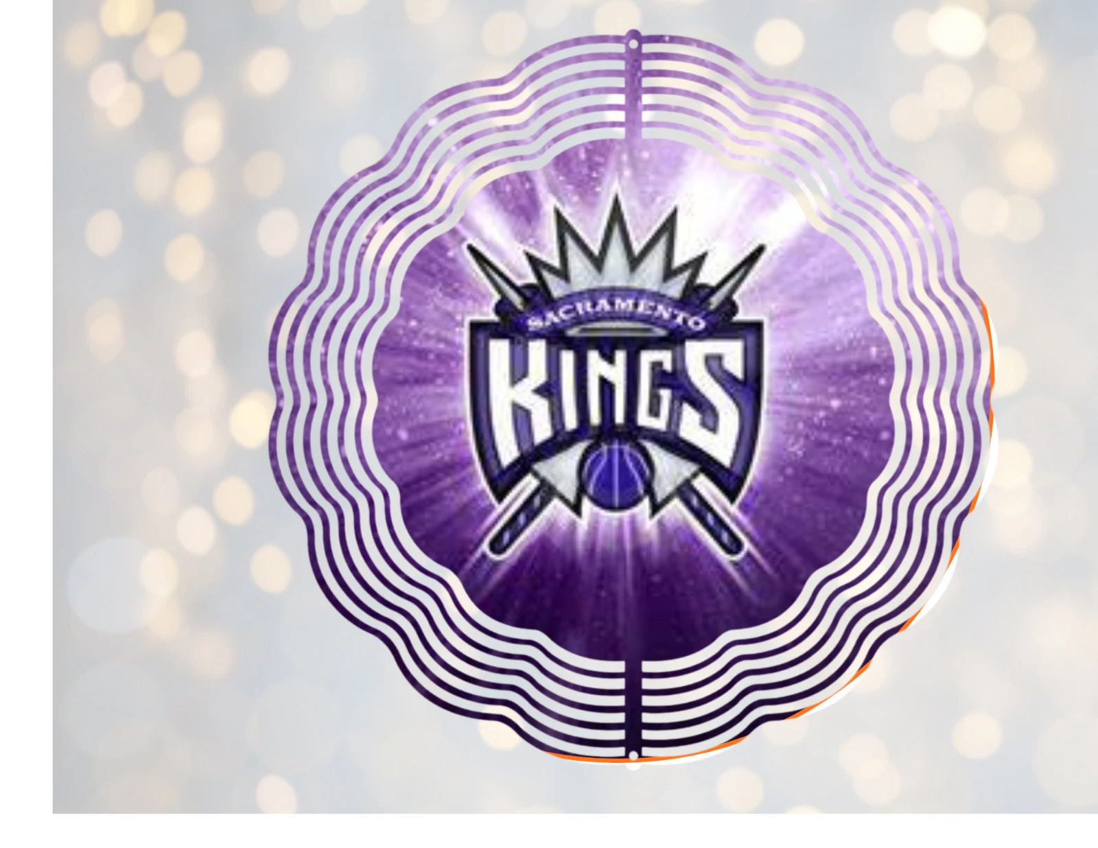 Sacramento Kings Round Wind Spinner