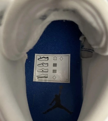 NIKE AIR JORDAN Access 'White Game Royal' taglia UK 8,5 AR3762-104 - Foto 10 di 10