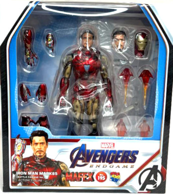 Mafex No.195 MAFEX IRON MAN MARK 85 BATTLE DAMAGE Ver. Medicom Toy