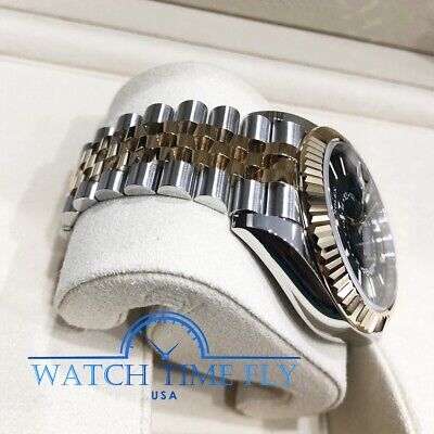 Rolex 326933 42mm Sky Dweller Two Tone Yellow Black Index Rolex 326933 42mm Sky Dweller Two Tone Yellow Black Index