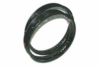 FüR Royal Enfield Rad Felge Paar Schwarz Pulver Beschichtet Schwerlast 18'' ECS