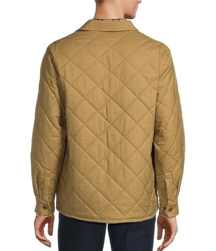 NWT Roundtree & Yorke Long Sleeve Quilted Solid Shirt Jacket Sz M - Picture 2 of 3