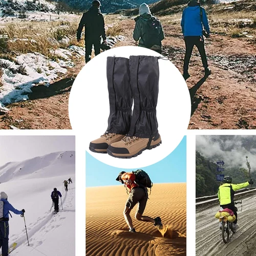 Wasserdicht Gamaschen Wandern Nässeschutz Schnee Jagd Klettern Gaiters Outdoor - Bild 4 von 15