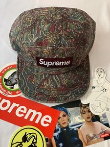 supreme paisley camp cap