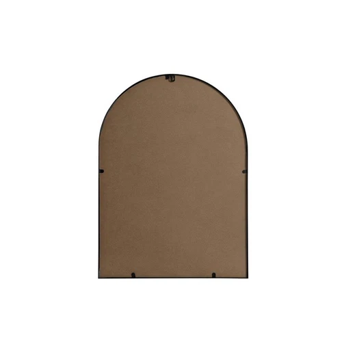 Elegant Decor Ayra 22x30" Arch Modern MDF Wood/Iron Mirror in Black - Picture 4 of 9