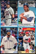 2017 Topps Baseball Inserts & Base - Actual Scans of Cards You Pick
